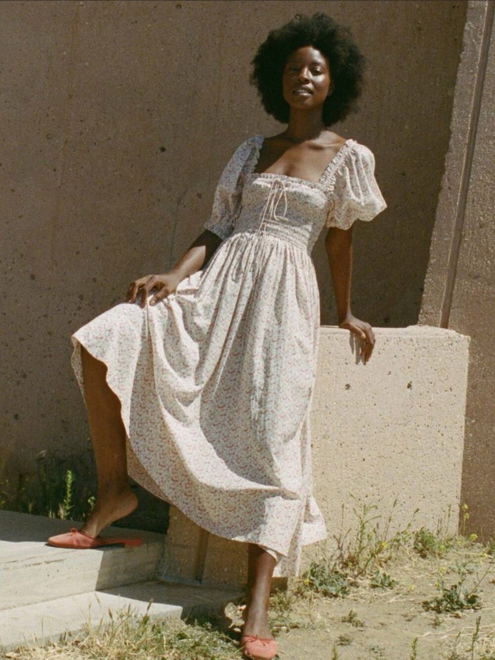 Doen Siena Dress Sunshine Meadow Floral